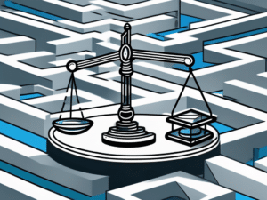 A balance scale symbolizing justice